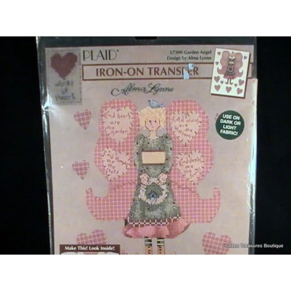 Garden Angel Iron-on Transfer by Plaid Enterprises‎ #57309